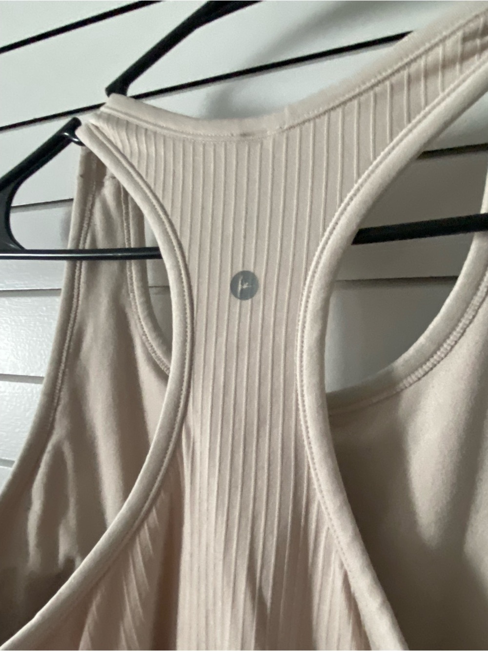 90 Degree Reflex Ribbed Athletic Tank Set Cream and Black Size XL - Picture 11 of 11